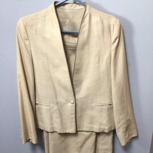 Phillip Courtney - Vintage Tan Jacket/Skirt Suit